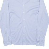 REISS Mens Shirt Blue Striped Long Sleeve M