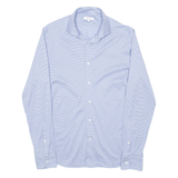 REISS Mens Shirt Blue Striped Long Sleeve M