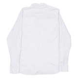 TED BAKER Mens Shirt White Geometric Long Sleeve M