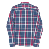 DIESEL Mens Shirt Blue Plaid Long Sleeve S