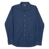 DKNY Mens Shirt Blue Long Sleeve L