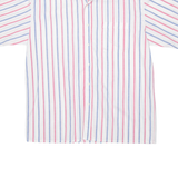 TORERO Mens Shirt White Striped L