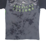 AMERICAN CUSTOMS Mens T-Shirt Grey USA XL
