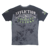AMERICAN CUSTOMS Mens T-Shirt Grey USA XL