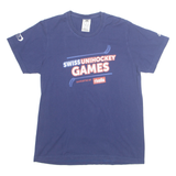 ADIDAS Swiss Hockey Mens T-Shirt Blue M