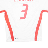 PUMA Swiss FC 3 Zehntner Mens Football Shirt Jersey White Collared L