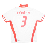 PUMA Swiss FC 3 Zehntner Mens Football Shirt Jersey White Collared L