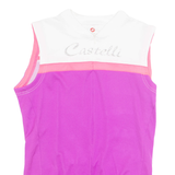CASTELLI Womens Jersey Purple Sleeveless M