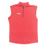 LONGONI Mens Jersey Red Sleeveless L