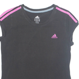 ADIDAS Stretch Womens T-Shirt Grey UK 14
