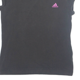 ADIDAS Stretch Womens T-Shirt Grey UK 14