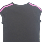 ADIDAS Stretch Womens T-Shirt Grey UK 14