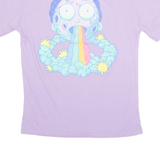 PULL&BEAR Rick & Morty Mens T-Shirt Purple M