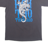 FROZEN MUNKY Lizard Thailand Mens T-Shirt Grey L