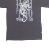 FROZEN MUNKY Lizard Thailand Mens T-Shirt Grey L