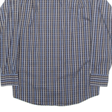 RENATO CAVALLI Mens Shirt Black Check Long Sleeve S