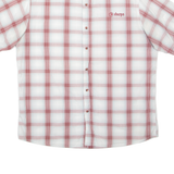 SHERPA Mens Shirt White Check 2XL