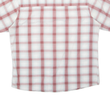 SHERPA Mens Shirt White Check 2XL