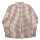 CAMEL ACTIVE Mens Shirt Brown Check Long Sleeve XL