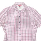 THE NORTH FACE Womens Shirt Pink Check S