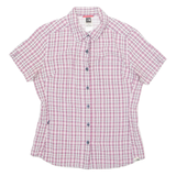 THE NORTH FACE Womens Shirt Pink Check S