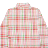 Womens Shirt Pink Check Long Sleeve S