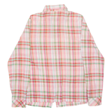 Womens Shirt Pink Check Long Sleeve S