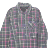 HILFIGER DENIM Womens Shirt Grey Check Long Sleeve M