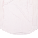 CLANINE Womens Shirt Pink Striped Long Sleeve M