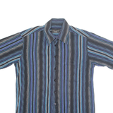 CASUAL CLOTHES COMPANY Mens Shirt Black Striped L