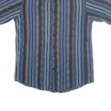 CASUAL CLOTHES COMPANY Mens Shirt Black Striped L