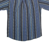 CASUAL CLOTHES COMPANY Mens Shirt Black Striped L