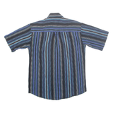 CASUAL CLOTHES COMPANY Mens Shirt Black Striped L