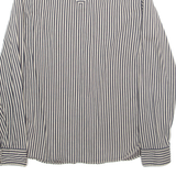 LEVI'S Mens Shirt Black Striped Long Sleeve M