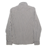LEVI'S Mens Shirt Black Striped Long Sleeve M