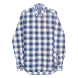 TOMMY HILFIGER Mens Shirt Blue Check Long Sleeve M