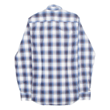TOMMY HILFIGER Mens Shirt Blue Check Long Sleeve M