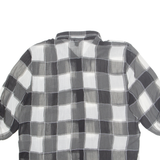 GUESS Shear Womens Shirt Black Check 3/4 Sleeve L