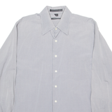 DKNY Mens Plain Shirt Grey Long Sleeve L