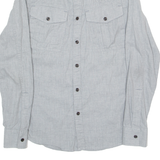 G-STAR Mens Plain Shirt Grey Long Sleeve M