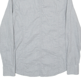 G-STAR Mens Plain Shirt Grey Long Sleeve M