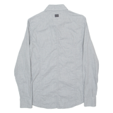 G-STAR Mens Plain Shirt Grey Long Sleeve M