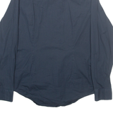 TOMMY HILFIGER Mens Plain Shirt Blue Long Sleeve M