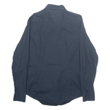 TOMMY HILFIGER Mens Plain Shirt Blue Long Sleeve M