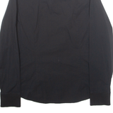 CALVIN KLEIN JEANS Mens Plain Shirt Black Long Sleeve M