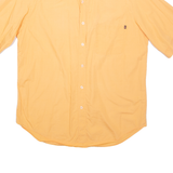 MALBORO CLASSICS Mens Plain Shirt Orange L