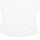 COLUMBIA Womens Plain Shirt White L