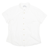COLUMBIA Womens Plain Shirt White L