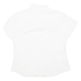 COLUMBIA Womens Plain Shirt White L