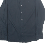 G-STAR Mens Plain Shirt Black Long Sleeve 2XL
